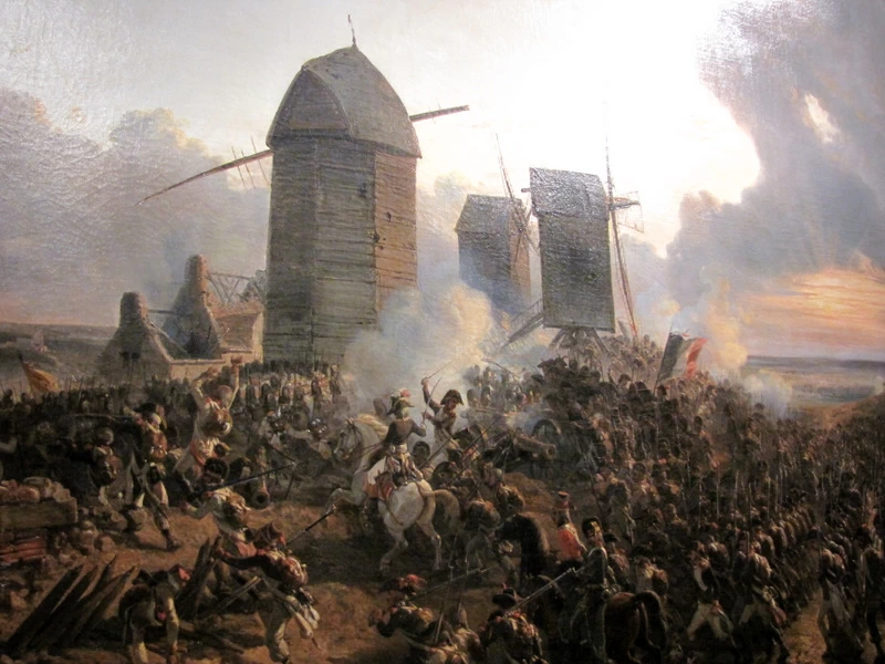 Battaglia di Mouscron - Musee des Armees, Hotel des Invalides, Paris, dettaglio